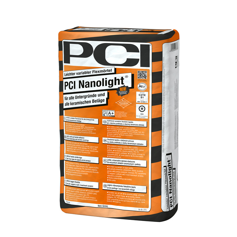 PCI NANOLIGHT HARMAA JOUSTAVA KIINNITYSLAASTI (C2TES1) 15KG