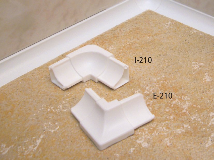SISÄKULMAPALA SISÄKULMALISTAAN I-210 PVC 10MM BLANCO/VALKOINEN