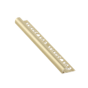 ULKOKULMALISTA PUOLIPYÖREÄ ALUMIINI 171A 10MM:2,5M:ORO BRILLO/KULTA KIILTÄVÄ