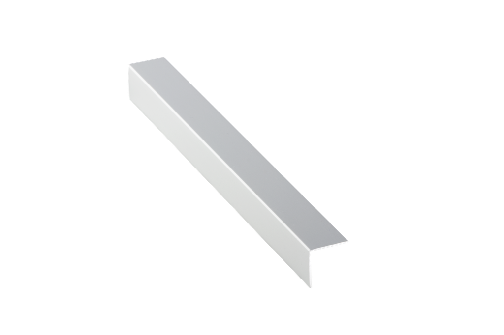 ULKOKULMALISTA PINTAAN ASENNETTAVA ALUMIINI 193A 25MM 2,5M PLATA MATE/HOPEA MATTA