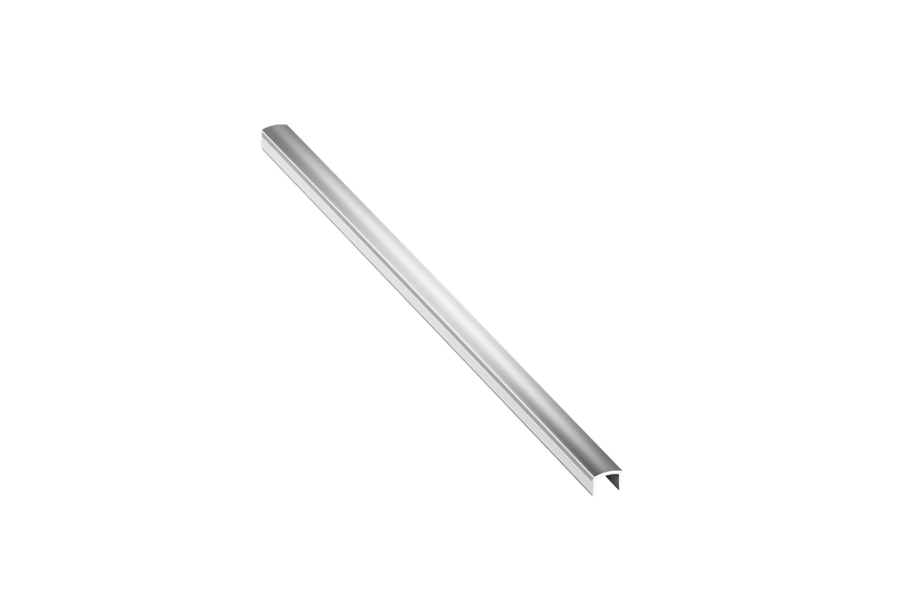 BOORDILISTA ALUMIINI 219A 10MM:2,5M:PLATA BRILLO/HOPEA KIILTÄVÄ