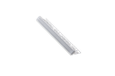 LED - ULKOKULMALISTA 45 ASTETTA ALUMIINI 300A-12MM:2,5M: PLATA MATE/HOPEA MATTA