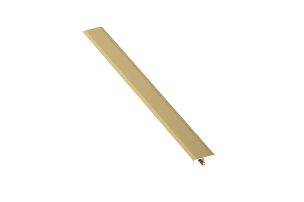 T-TASOLISTA ALUMIINI 232A 22MM:2,5M:ORO MATE/KULTA MATTA