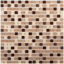 MOSAIIKKI LAATTA ITSELIIMAUTUVA C05/AD GLASS+STONE BEIGE 300X300 mm