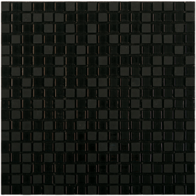 MOSAIIKKI LAATTA ITSELIIMAUTUVA C07/AD GLASS+STONE NEGRO 300X300 mm