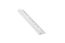 ULKOKULMALISTA 45 ASTETTA ALUMIINI 145A 12MM:2,55M:PLATA BRILLO/HOPEA KIILTÄVÄ