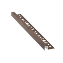 ULKOKULMALISTA KANTIKAS ALUMIINI 212A 12MM:2,5M:NOGAL/PÄHKINÄ