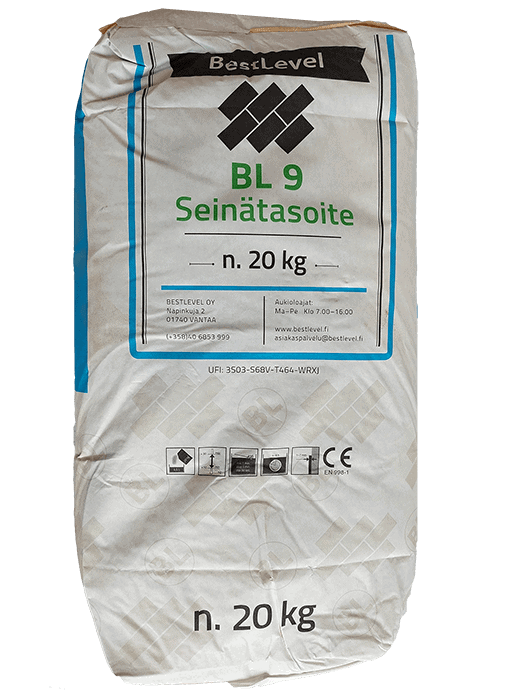 BL 9 SEINÄTASOITE 1-7MM 20 KG