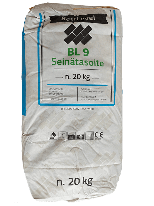 SEINÄTASOITE BL 9 HIENOTASOITE 1-7MM 20KG
