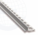 ULKOKULMALISTA ALUMIINI 150A 10MM:2,5M:PLATA MATE/HOPEA MATTA