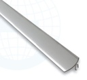 SISÄKULMALISTA SISÄKULMAPALA ALUMIINI I-211A 16MM PLATA BRILLO/HOPEA KIILTÄVÄ
