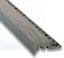 PORRASLISTA RUSTIIKKINEN PVC 268R/TEXTURA 12,5MM:1M:BEIGE