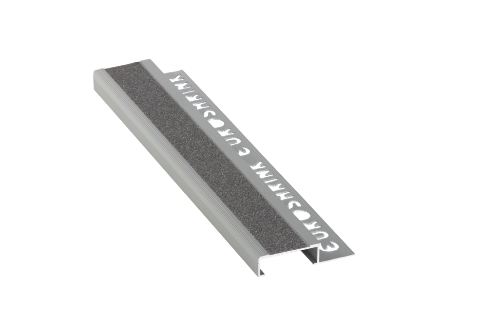 PORRASLISTA ALUMIINI 299A 12X40MM:PLATA MATE/GRIS