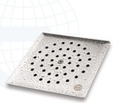 LATTIAKAIVO RST 125X125MM KLASSINEN PINTAKANSI KIT CLASSIC IC/R4  INOX CEPILLADO/HARJATTU TERÄS