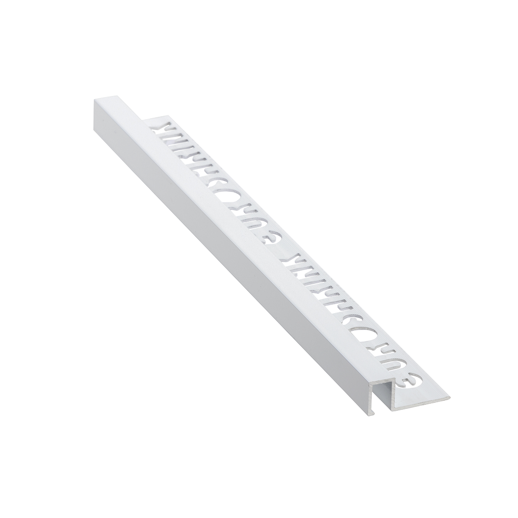 ULKOKULMALISTA KANTIKAS ALUMIINI 212A 8MM 2,5M BLANCO/VALKOINEN