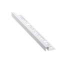 ULKOKULMALISTA KANTIKAS ALUMIINI 212A 8MM 2,5M BLANCO/VALKOINEN