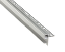 LED - PORRASLISTA ALUMIINI 306A 12MM:2,5M:PLATA MATE / HOPEA MATTA
