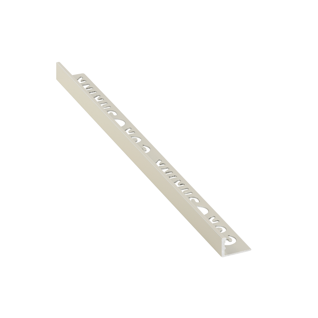 ULKOKULMALISTA/PÄÄTELISTA ALUMIINI 183A 10MM:2,5M:CREMA