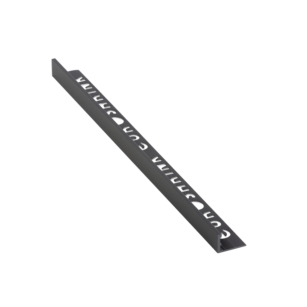 ULKOKULMALISTA/PÄÄTELISTA ALUMIINI 183A 10MM:2,5M:ARENA ANTRACITA