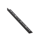 ULKOKULMALISTA/PÄÄTELISTA ALUMIINI 183A 10MM:2,5M:ARENA NEGRO/HIEKKA MUSTA