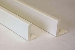 [12004] PEITELISTA 12x42/27x2200 VALKOINEN PVC