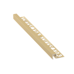 [8430647001078] ULKOKULMALISTA KANTIKAS ALUMIINI 212A 10MM:2,5M ORO MATE/KULTA MATTA