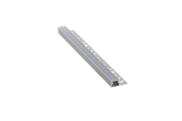[8430647030344] LED-BOORDI-/VÄLILISTA PÄÄTYPALA ALUMIINI F-302A 12MM:2,5M: PLATA MATE/HOPEA MATTA